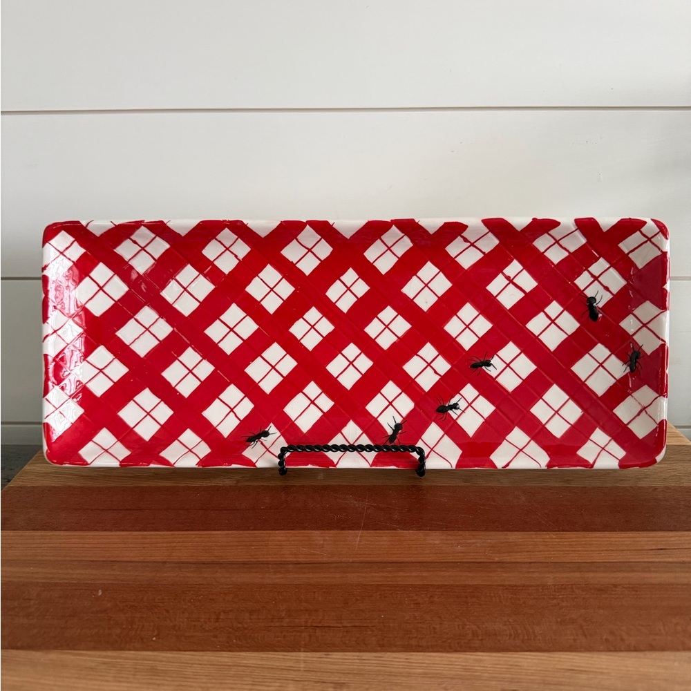 Boston Warehouse Serving Tray Picnic Design